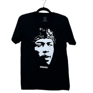 Jimmy Hendrix black white graphic short sleeves t shirt size small